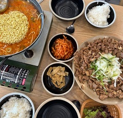 숯불고기정식