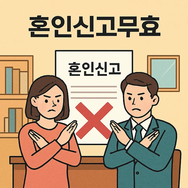 혼인무효, 혼인신고무효