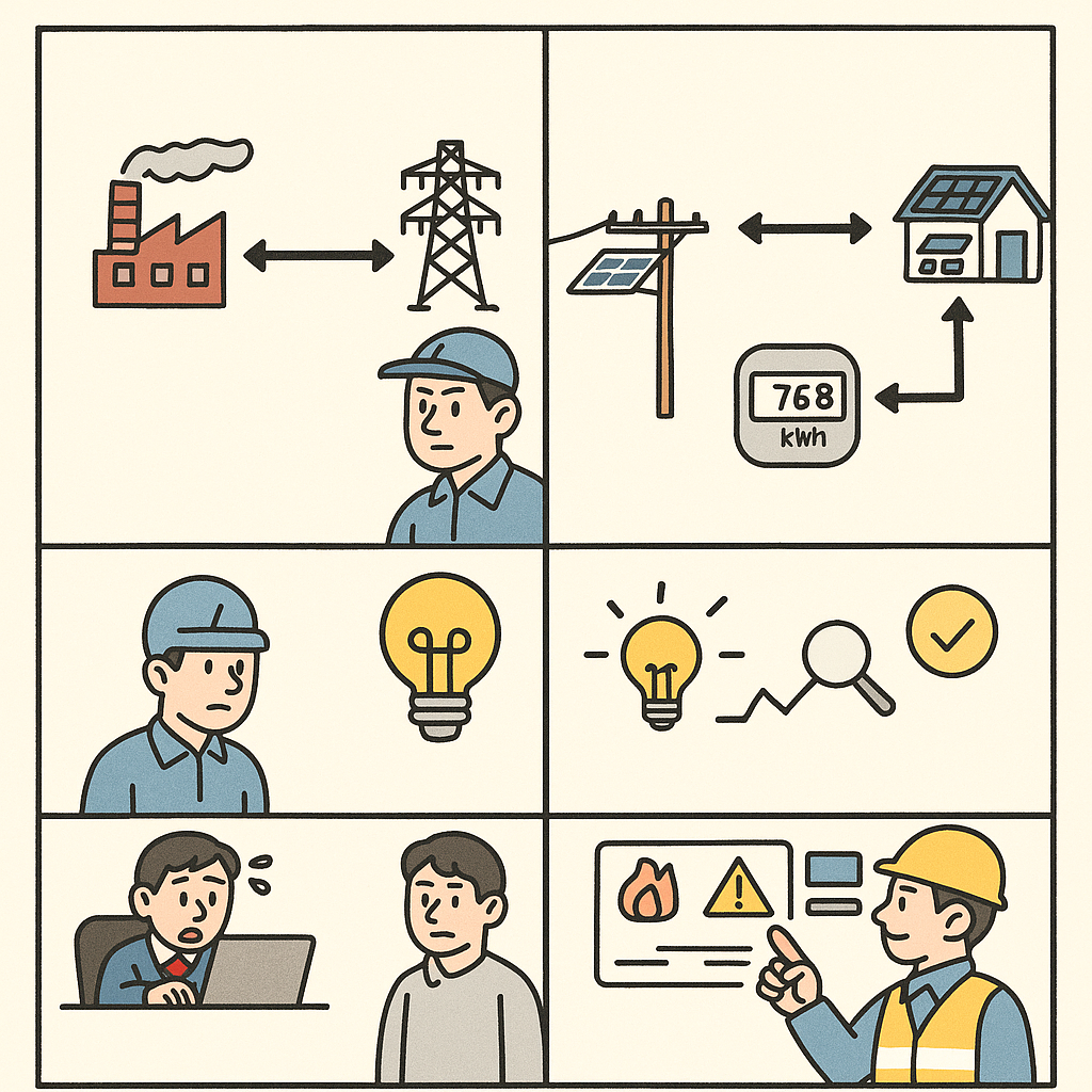 스마트그리드와 기존 전력망의 차이점은