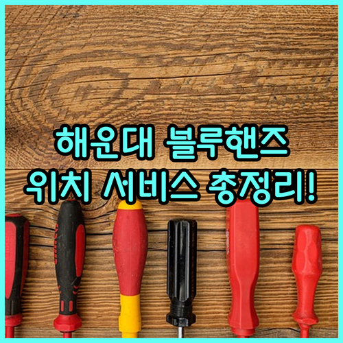 해운대 현대자동차 블루핸즈 지점별 주..