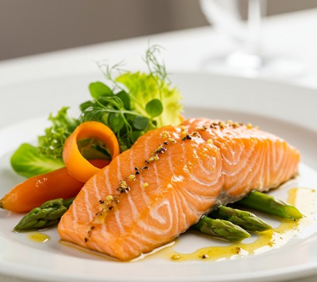 갱년기에 좋은 음식 연어 생선 요리