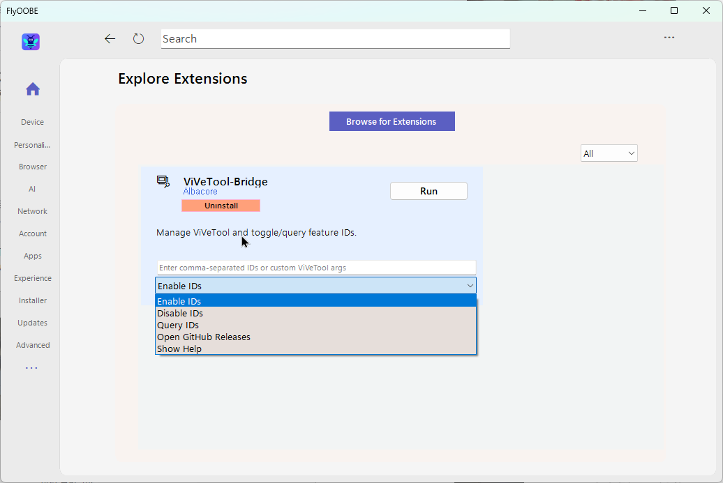 윈도우11 숨겨진 기능을 쉽게 활성화 할수 있는 FlyOOBE3