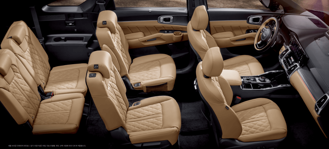 쏘렌토 하이브리드 실내