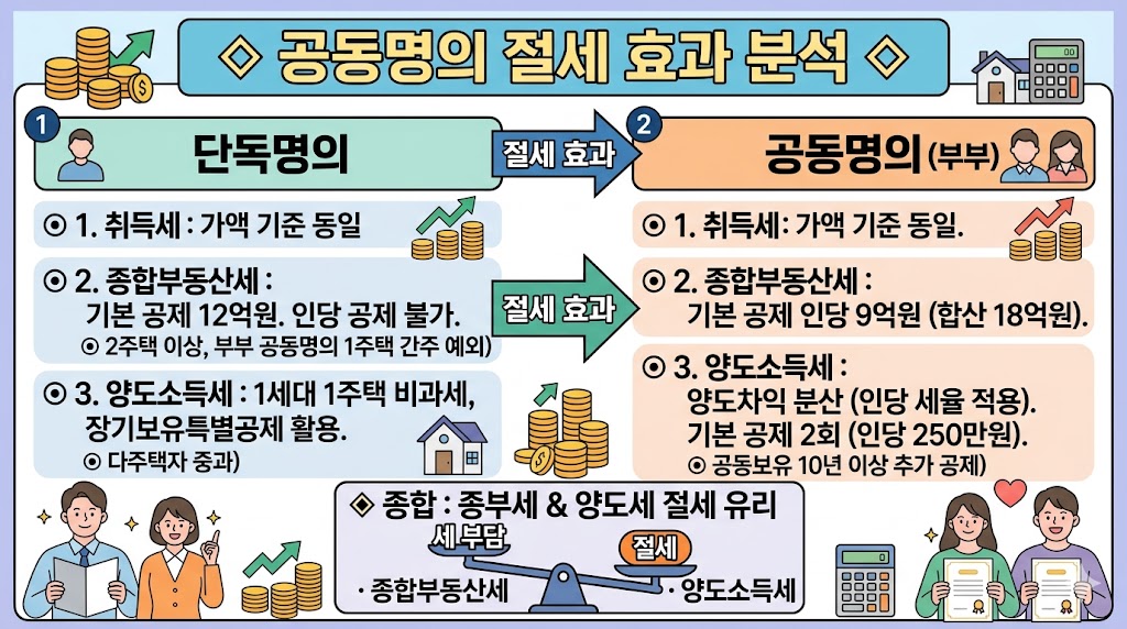 공동명의 절세 효과 분석