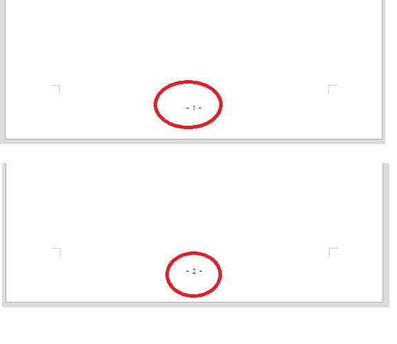 한글 쪽번호 매기기