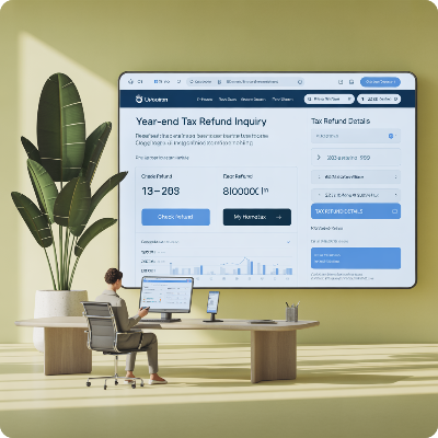 연말정산 환급금 조회 이미지