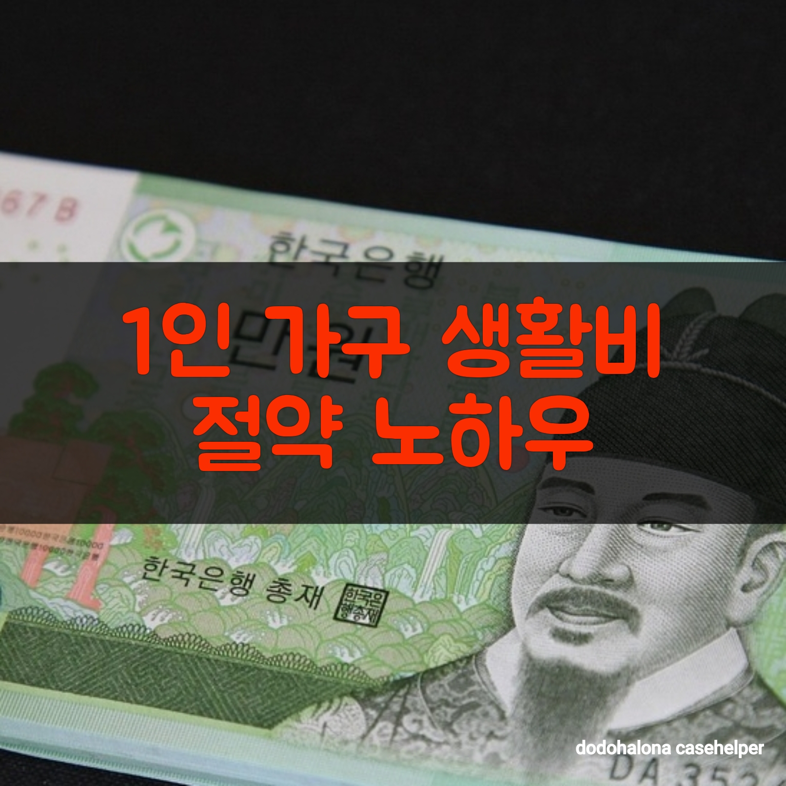 1인 가구 생활비 절약 노하우