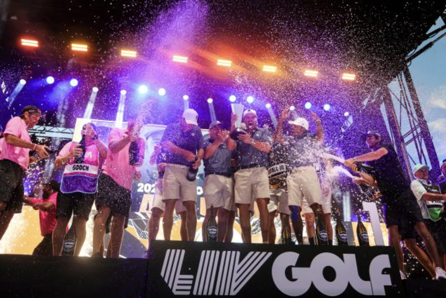 2023 LIV골프 시즌 최종전 우승팀 브라이슨 디섐보가 이끄는 '크러셔스GC'