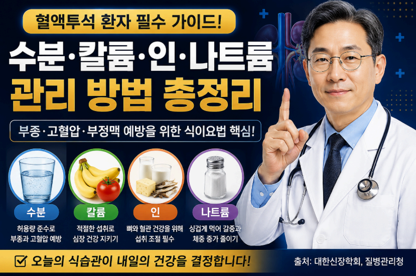혈액투석 환자 필수 가이드 이미지사진