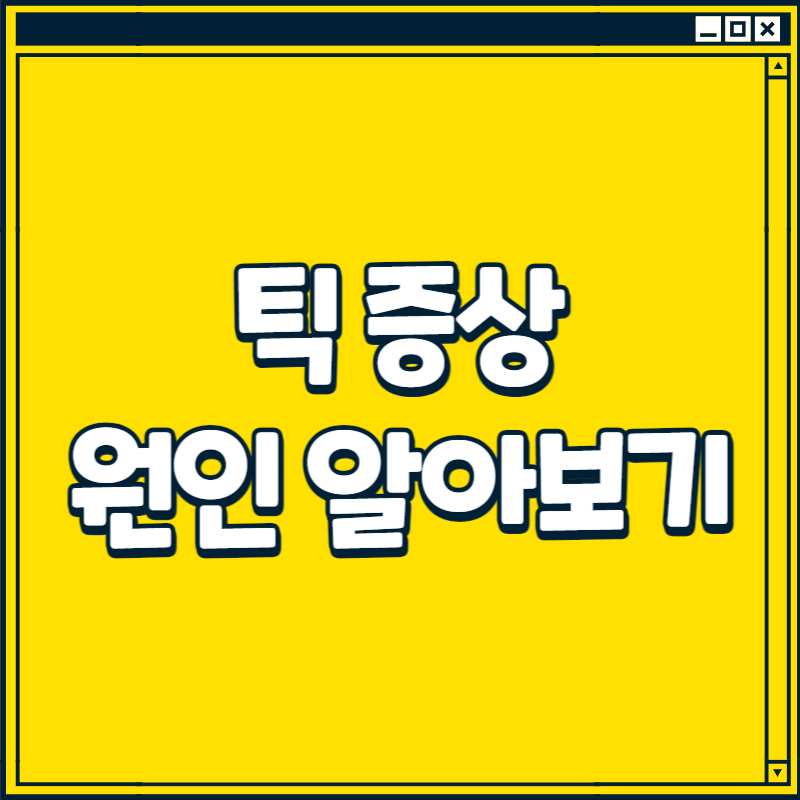 틱 증상