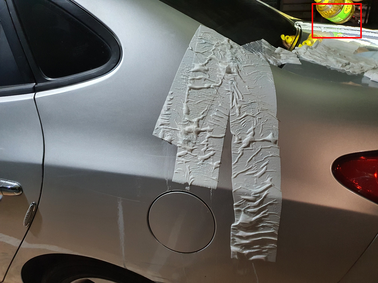 차에 시멘트 석회물 떨어졌을 때 없애는 법3