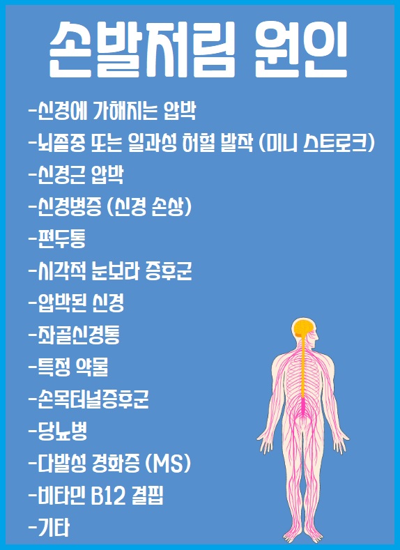손발 저림 원인
