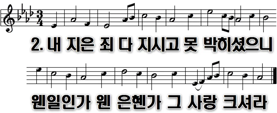 143장 웬말인가 날 위하여