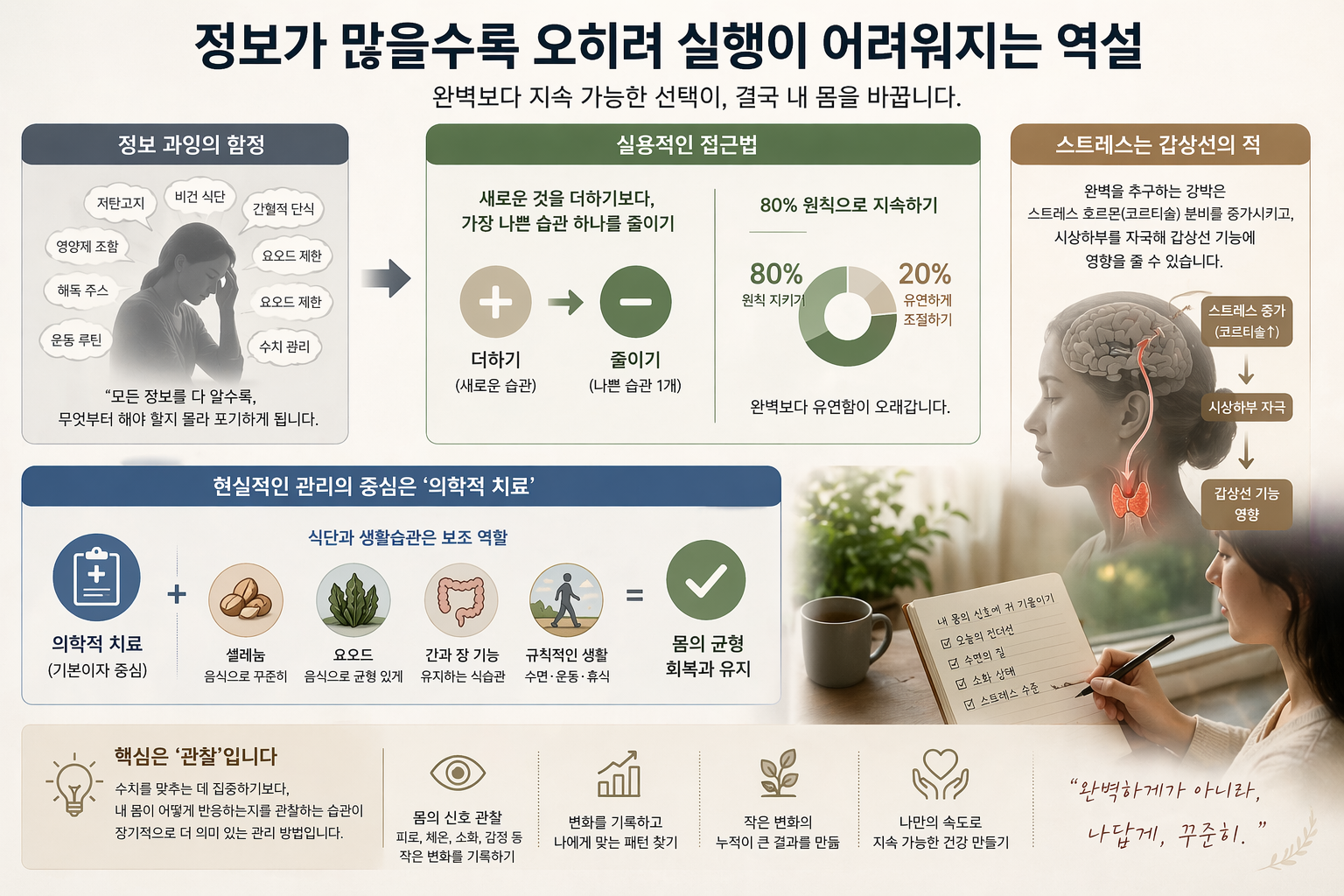 갑상선 질환 (자가면역, 셀레늄, 정보과잉)