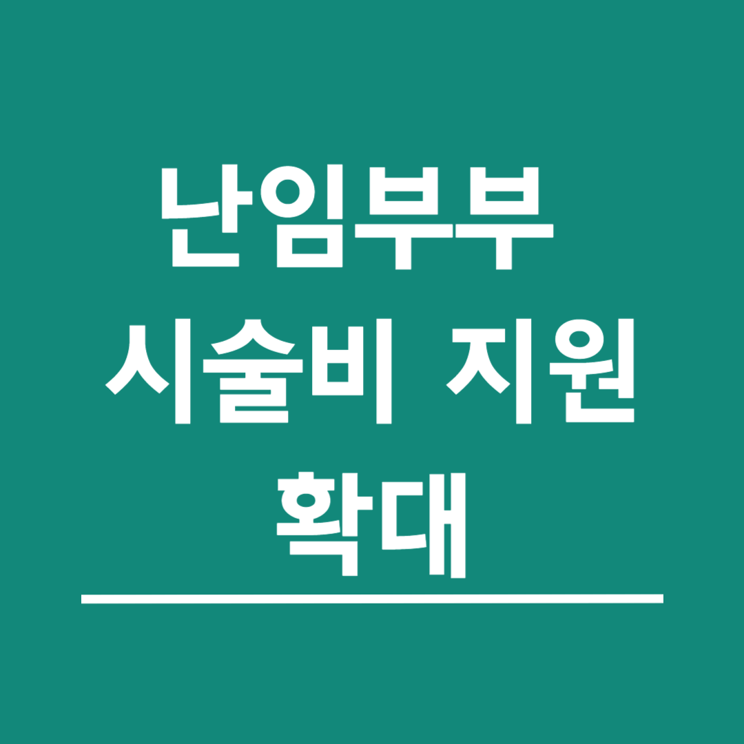 난임부부-시술비-지원