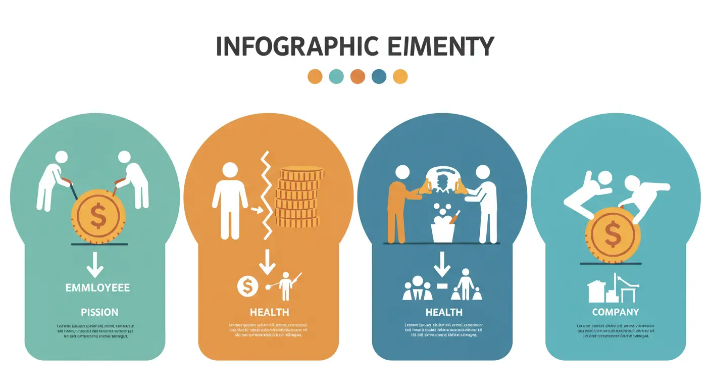 4대 보험료는 근로자와 회사가 함께 부담하며, 산재보험료는 회사가 전액 부담하는 구조