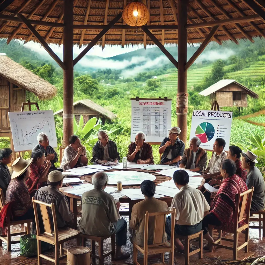 마을기업 관련 사진