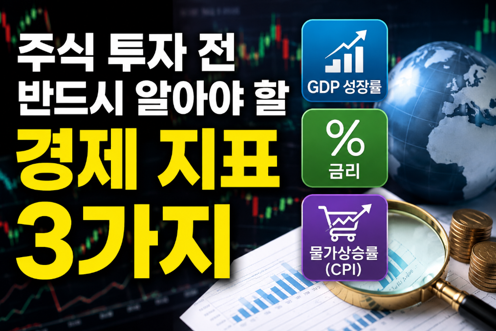 주식 투자 경제지표 (금리, CPI, 환율)