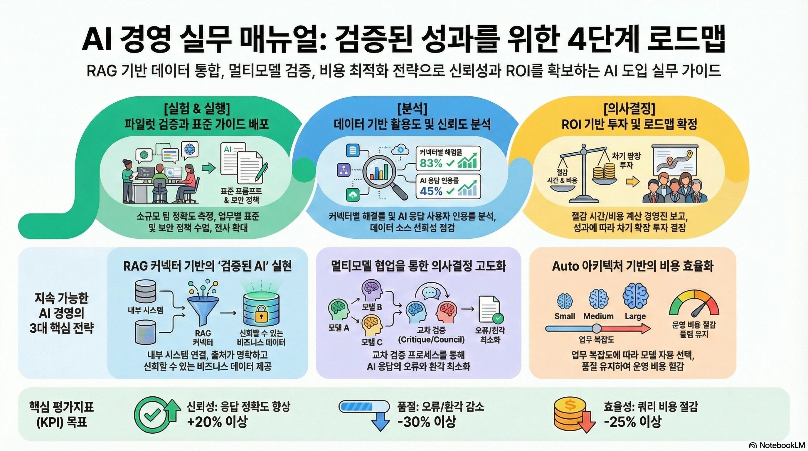 AI 경영 실무 4단계 로드맵