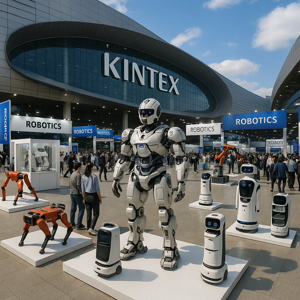 킨텍스 로봇 전시회 이미지