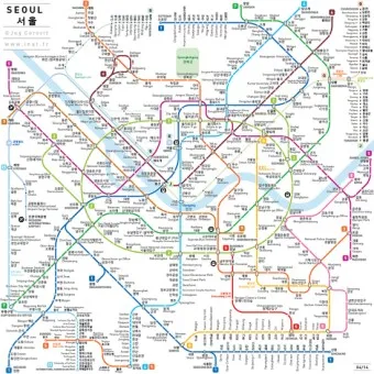 서울 지하철 노선도 크게보기 최신 버전 고화질_9