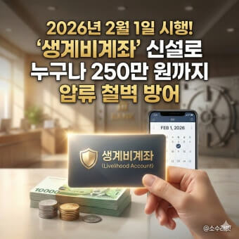 압류방지통장 3분 완벽 개설 가이드