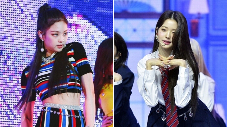 KPOP-스타-블랙핑크의-제니와-아이브의-장원영