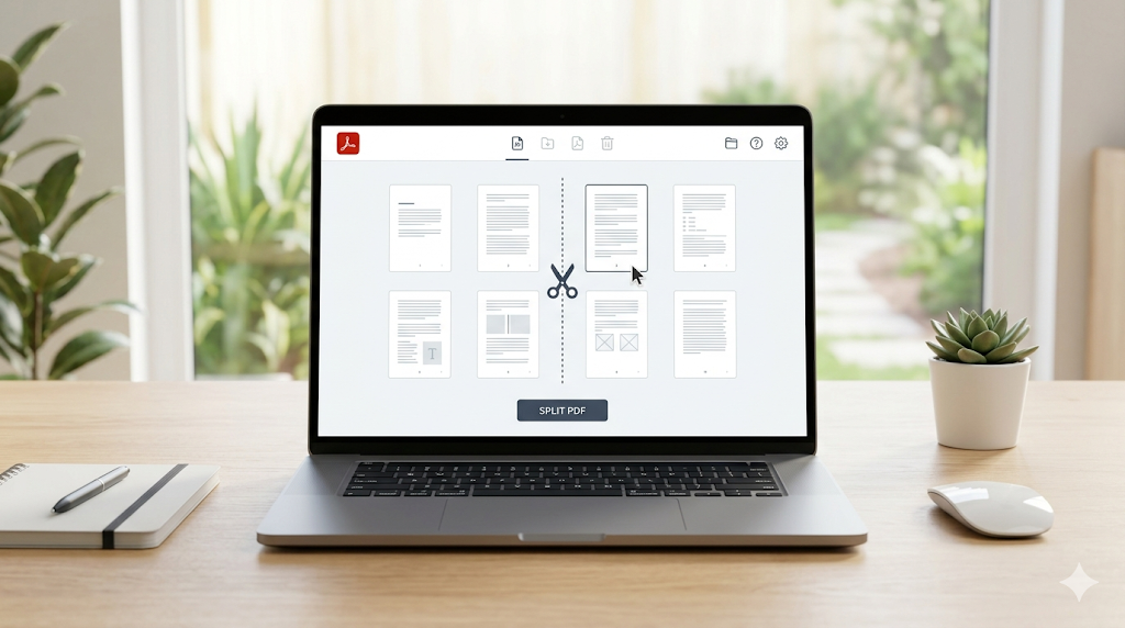 Adobe Acrobat 온라인 도구로 PDF 나누기