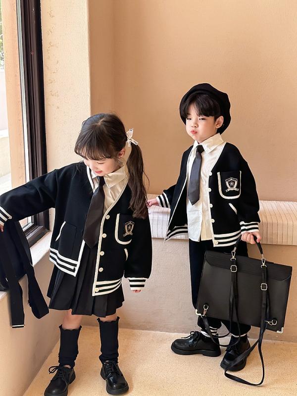 바로배송 남매 스쿨룩 여아 남아 프레피룩 입학식 졸업식 유치원 어린이집 키즈올드머니패션