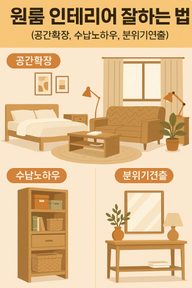 원룸 인테리어 잘하는 법