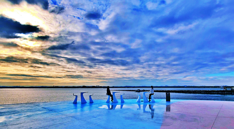 남당항 해양분수공원