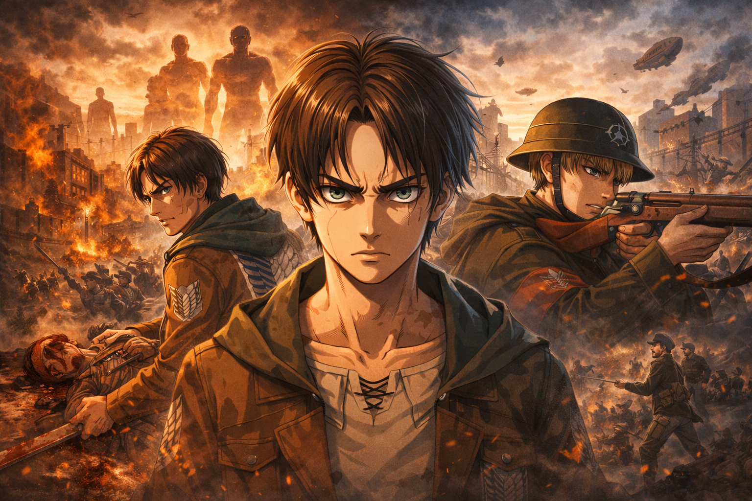 진격의 거인 속 선과 악의 경계의 모호성