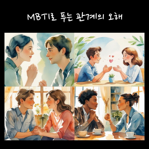 MBTI로 푸는 관계의 오해에 대한 그림