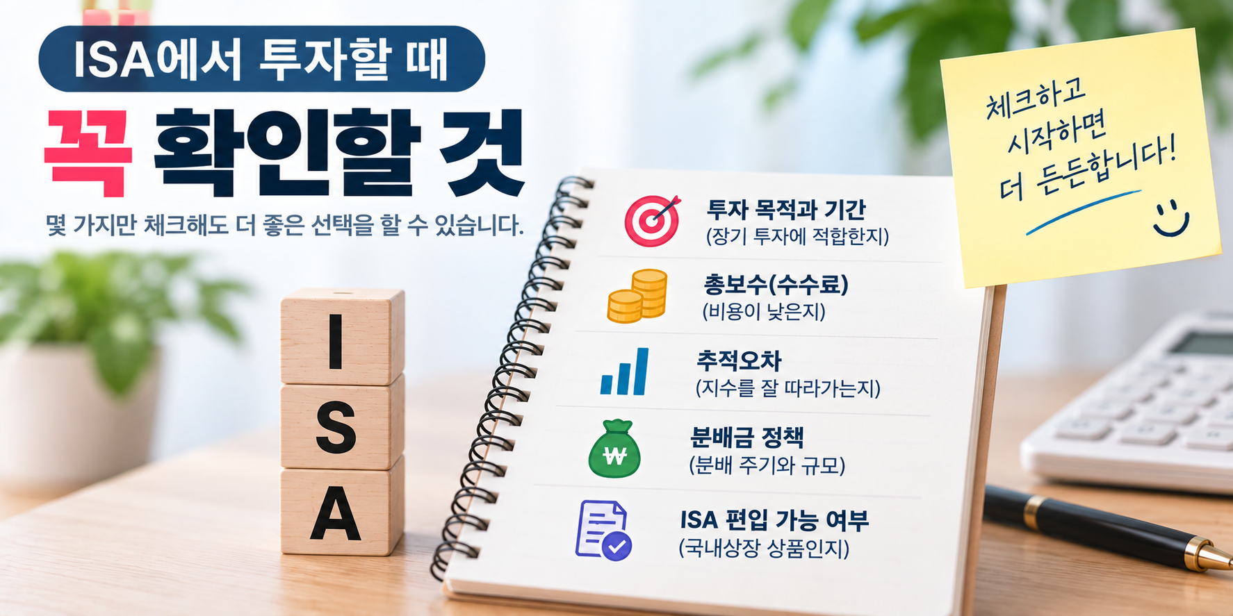 ISA 투자 전 체크사항 이미지
