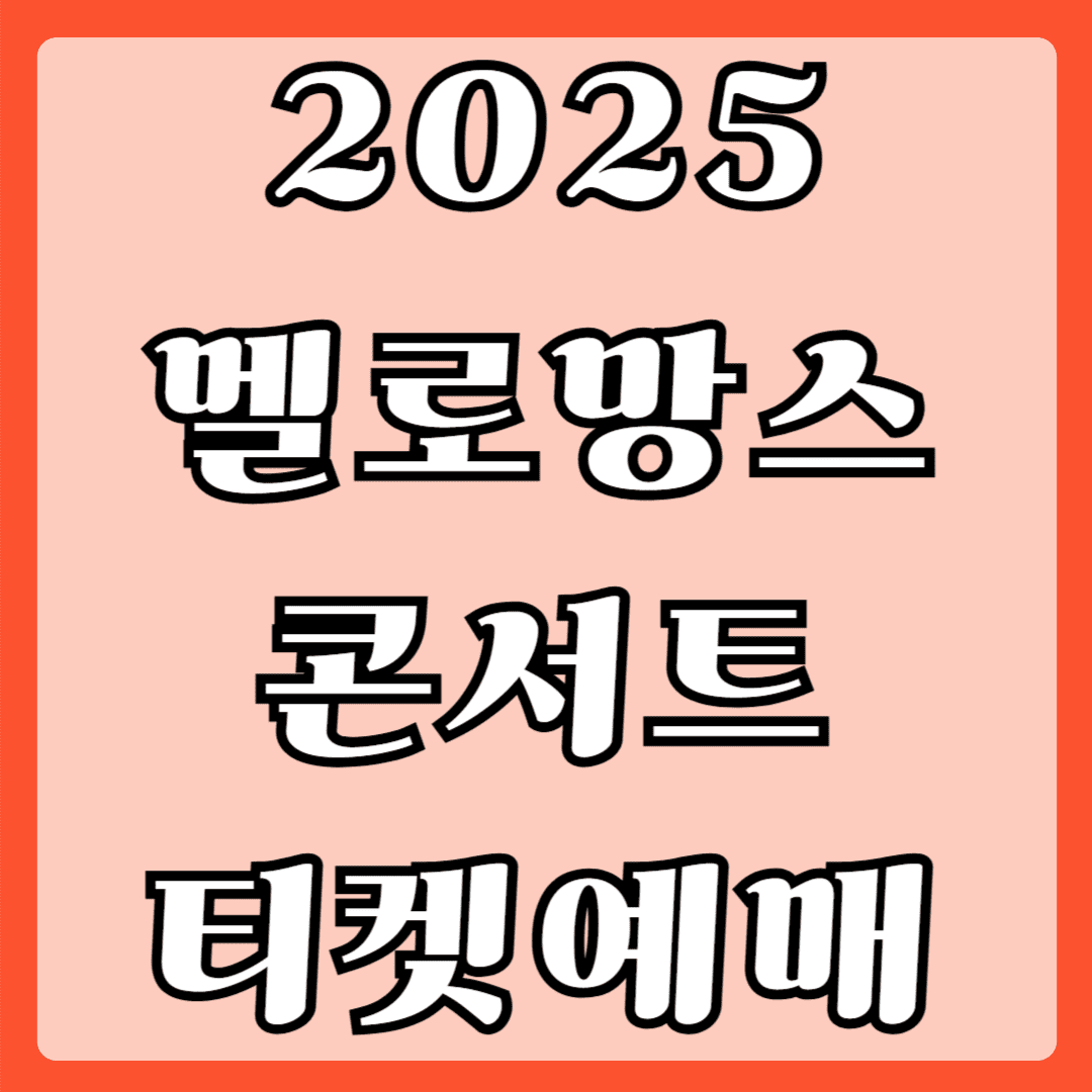 2025 멜로망스 콘서트 티켓예매