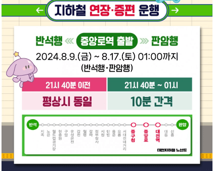 대전0시축제 교통
