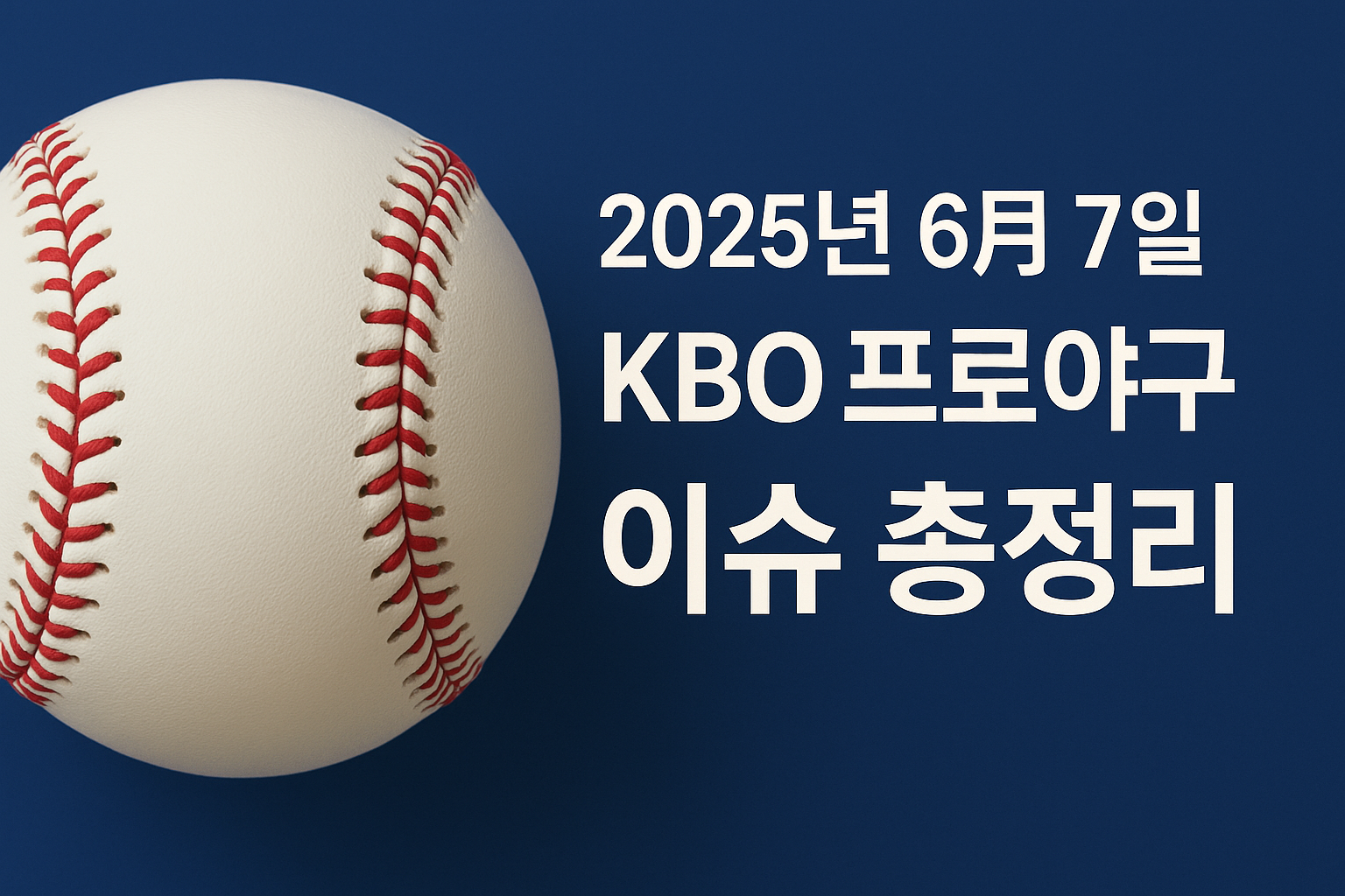 프로야구 이슈 총정리! 오늘의 경기 일정과 팀별 이슈 관련 사진