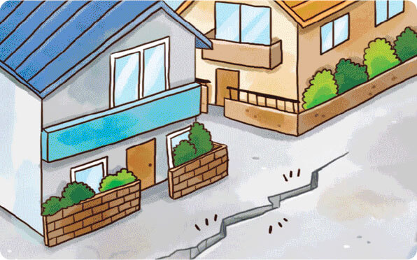 땅밀림-징조-지면에-균열이나-단차가-발생