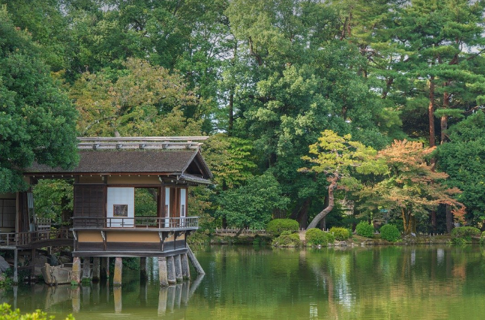 일본 마쓰모토 일본 정원