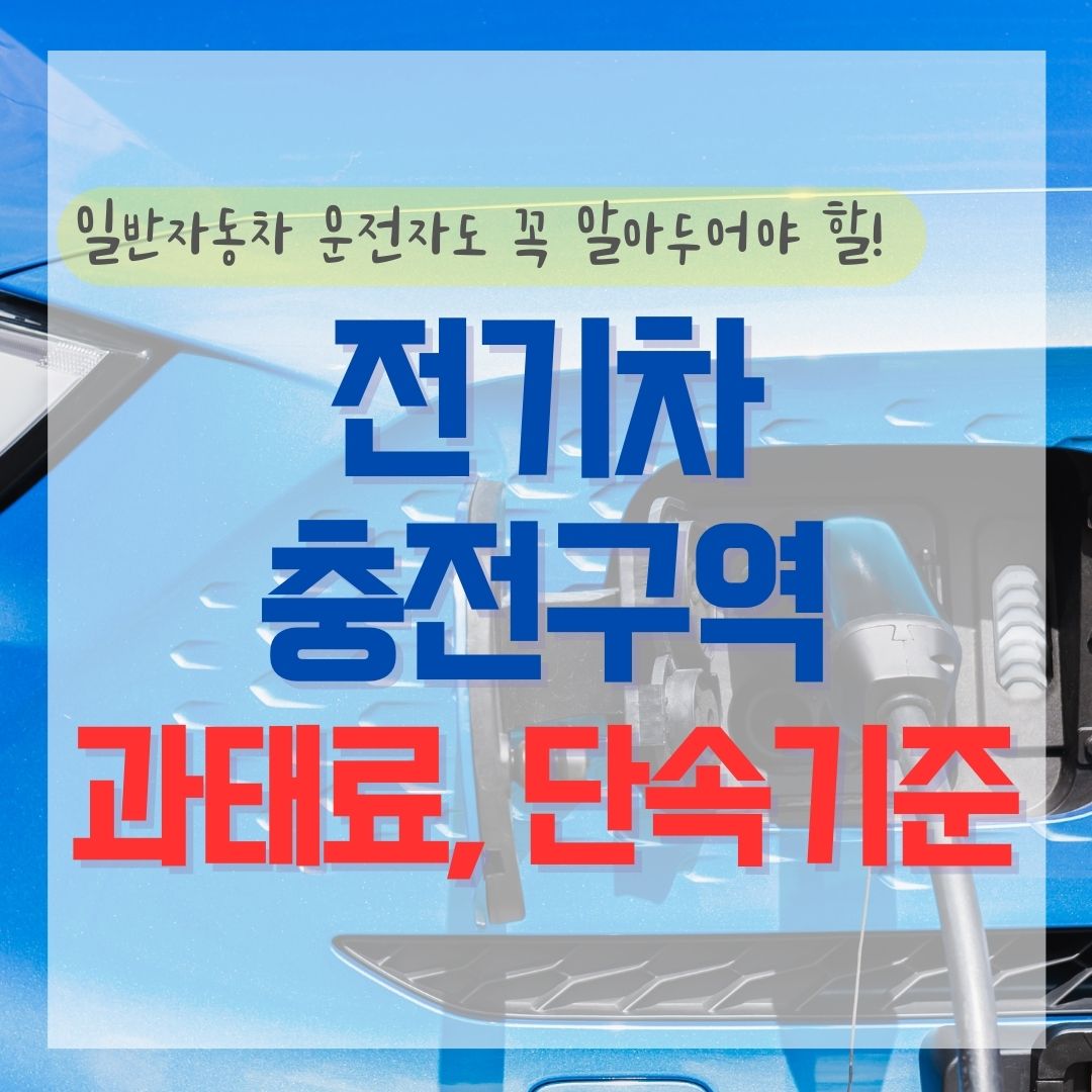 전기차 충전구역 과태료