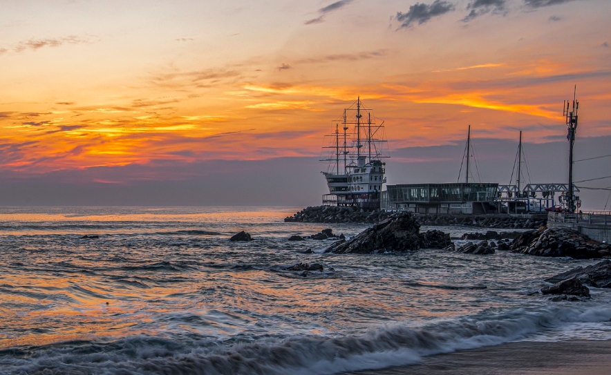 강원도 정동진 바다 사진