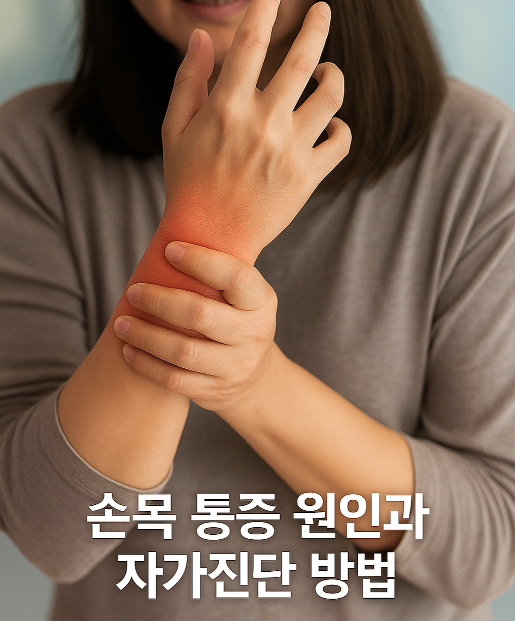 손목 통증 원인과 자가진단 방법