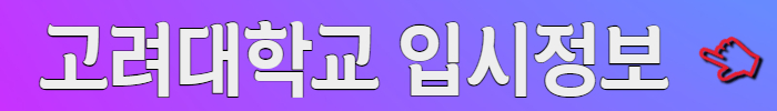 고려대학교 입시정보 확인하기