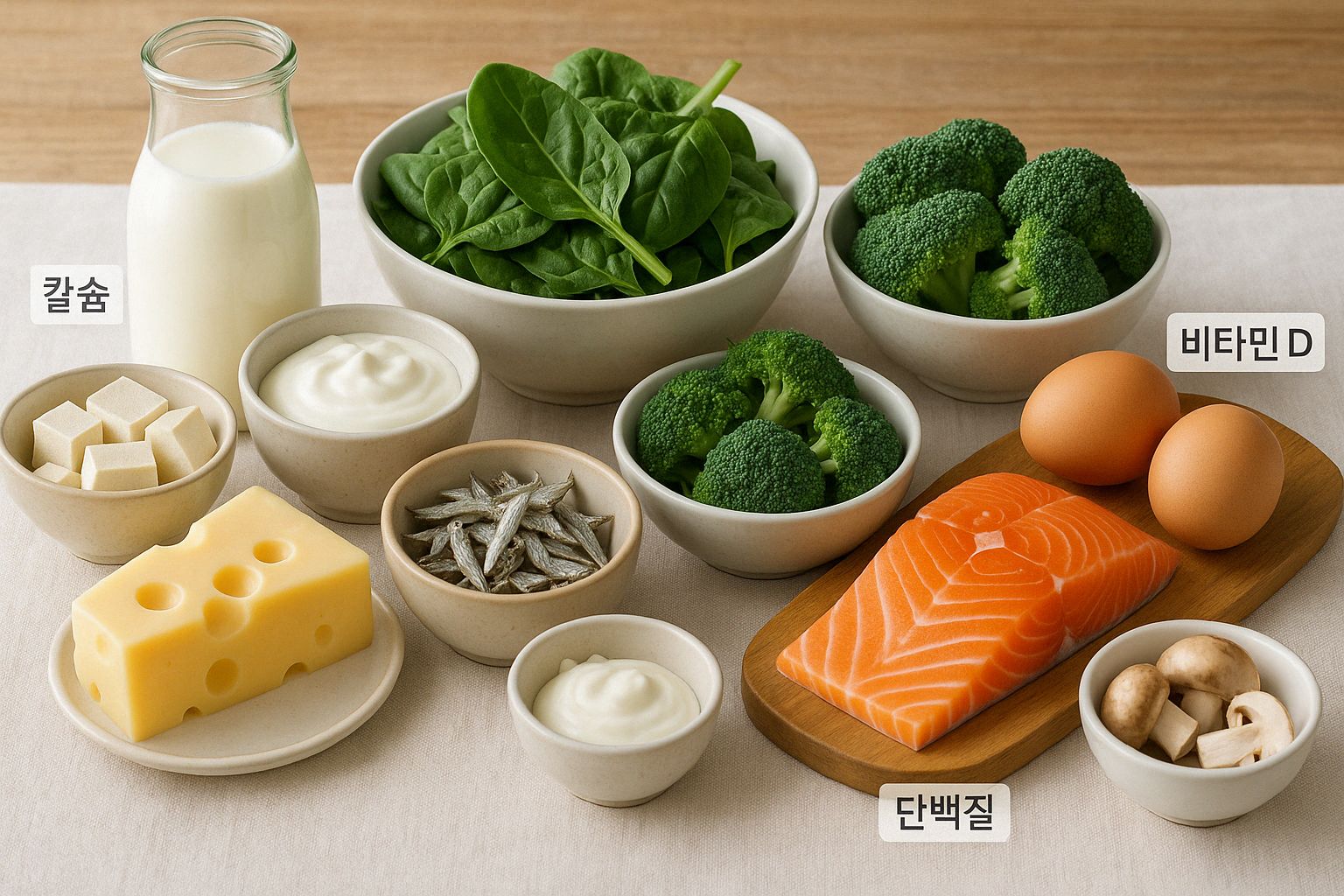 뼈 건강에 좋은 식품