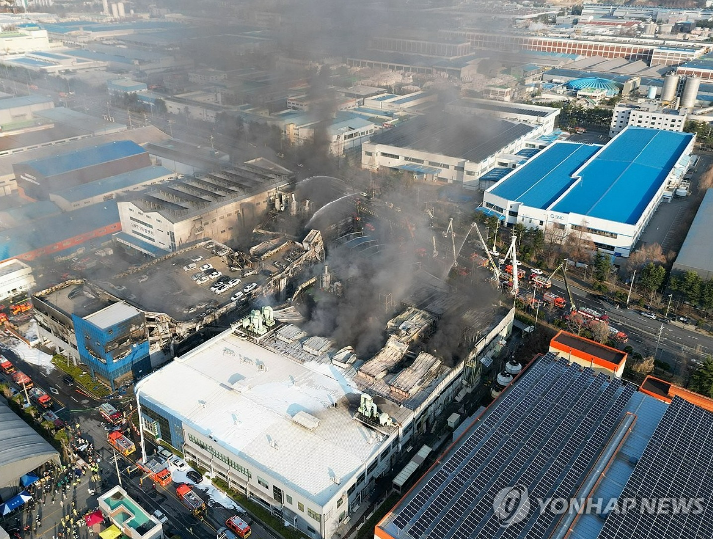 대전 문평동 자동차 부품 공장 대형 화재