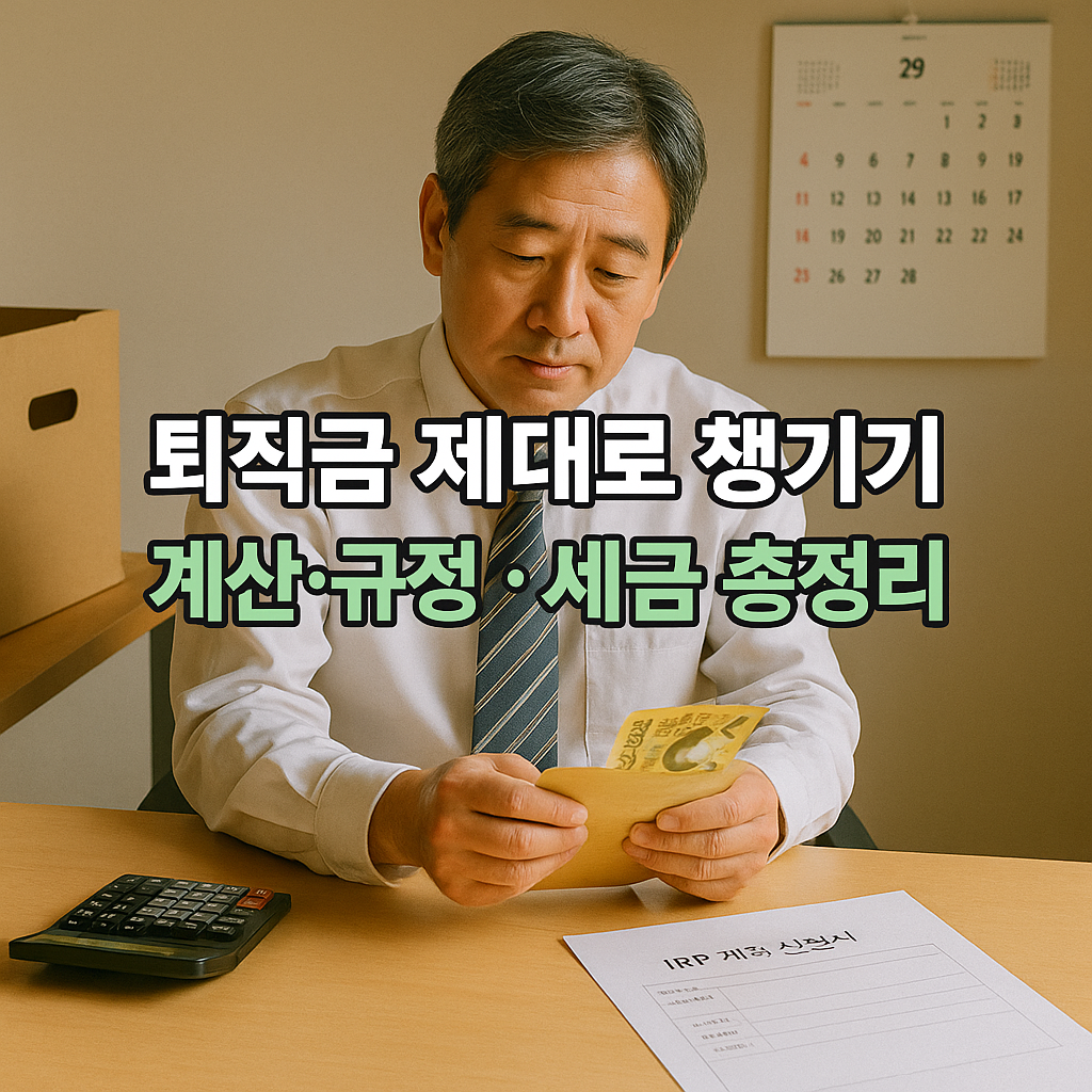 퇴직금 정리