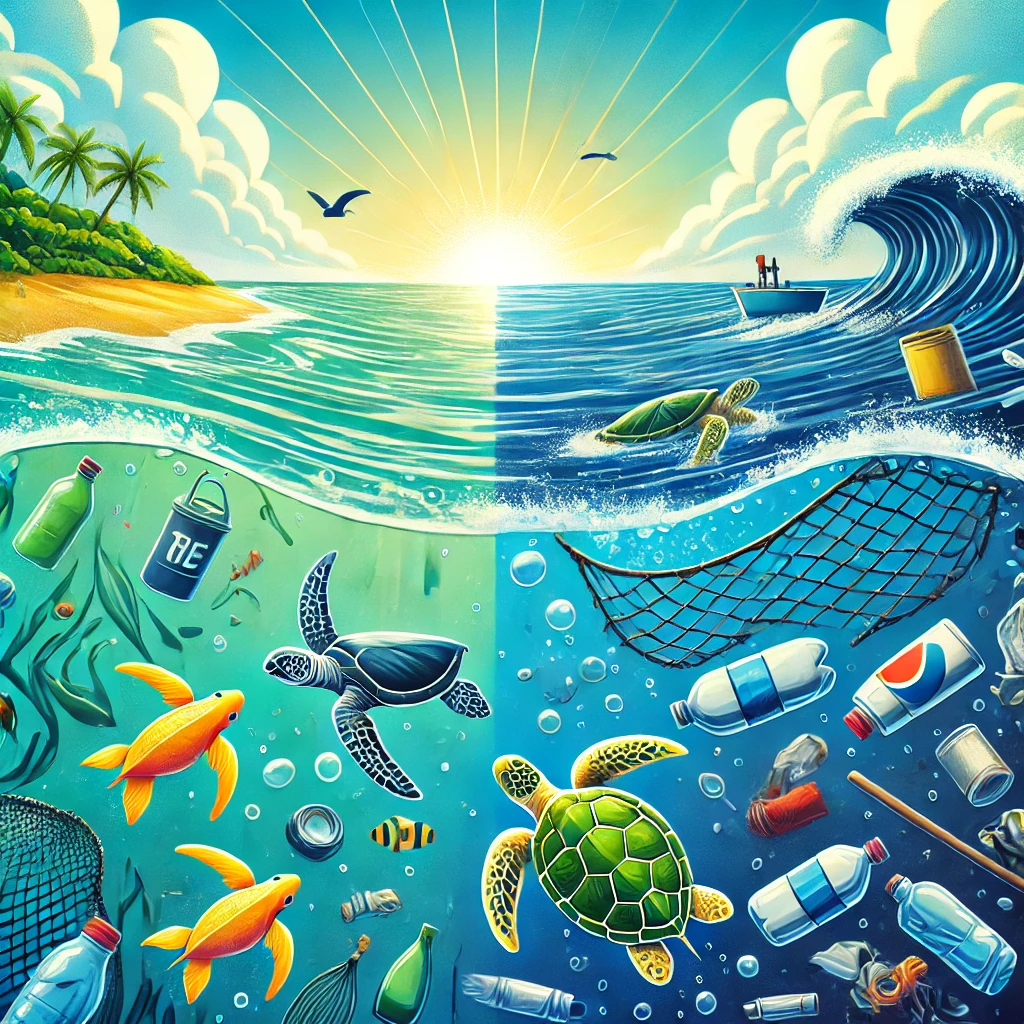 심각해지는 해양 오염