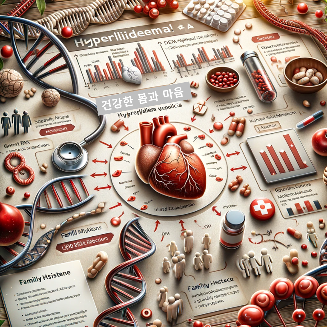 고지혈증의 혈액검사 시각화