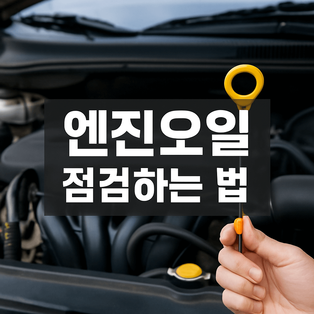 엔진오일 점검하는 법|레벨게이지로 셀프 확인하기