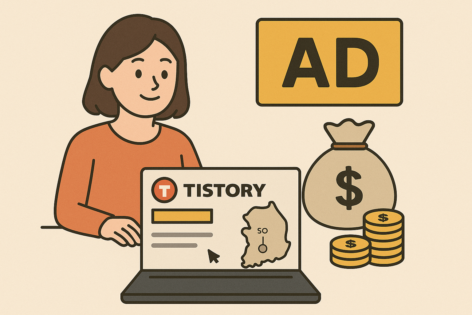 서울과 지방 블로그 수익 차이 관련 사진